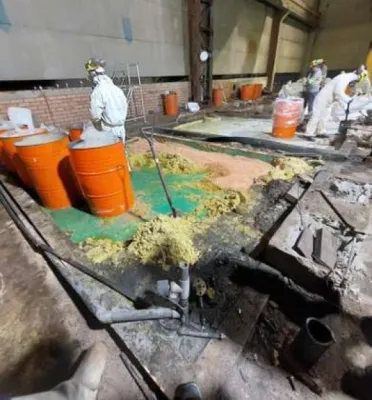 Impermeabilização da Laje do Mezanino — Decapagem Química
