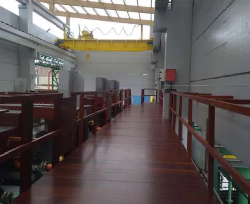 Deck dos Tanques e Tubulações