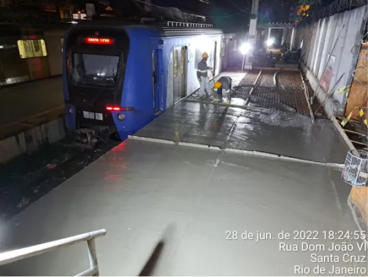 Reconstrução de Plataforma de Embarque de Passageiros