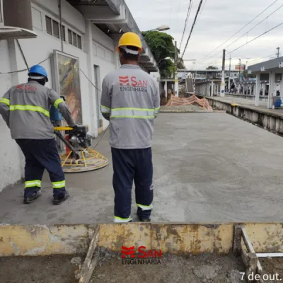 Reconstrução de Plataforma de Embarque de Passageiros