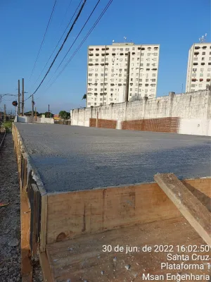 Reconstrução de Plataforma de Embarque de Passageiros