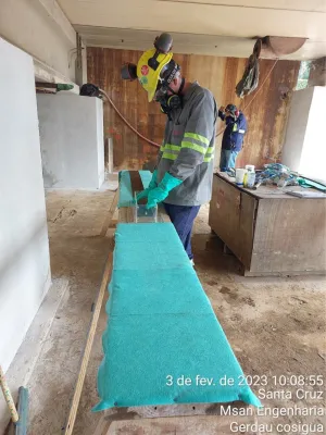 Reforço Estrutural com Fibra de Carbono