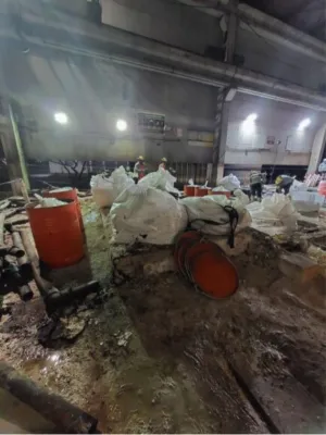 Impermeabilização da Laje do Mezanino — Decapagem Química