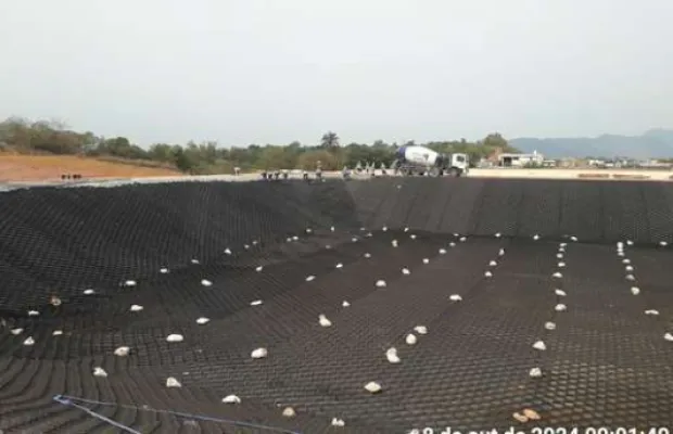Revestimento em Concreto Armado para Lagoas de Chorume